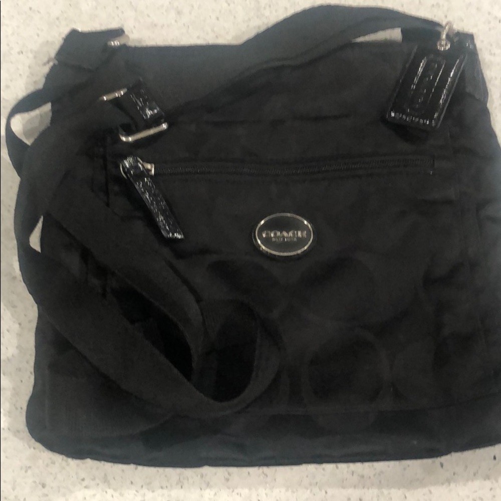 Black Coach Side Bag